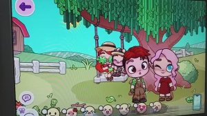 Дети и родители приехали в деревню отдыхать. Аватар ворлд