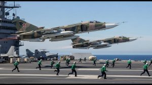 РУССКИЕ СУ-24 ИЗДЕВАЛИСЬ над авианосцем СДЕЛАВ ПОСМЕШИЩЕ из убогих попыток ПОМЕШАТЬ