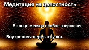 Всё становится Единым. Внутренняя перезагрузка. _Золотая монетка_ в Пупке. Transformation.