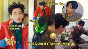 ЭТА ДИВА🔥ТЭХЕН-БАЙКЕР!! Нереальная аура, даже когда просто ест банан