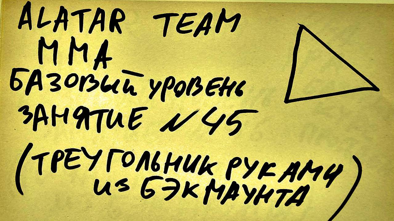 45 занятие по ММА взрослые (смешанные единоборства) Alatar team ᴸⁱᴹᵉ Денис Алаторцев смотреть онлайн