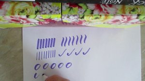Каллиграфические упражнения фломастером из fix price