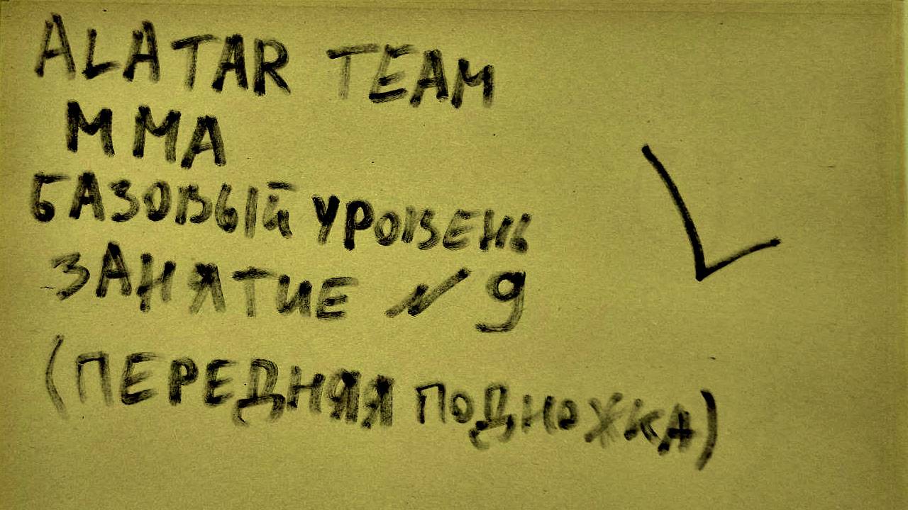 9 занятие по ММА (смешанные единоборства) Alatar team ᴸⁱᴹᵉ Денис Алаторцев смотреть онлайн