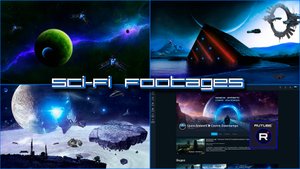 Подборка Футажей – Sci Fi Фоны для Видео | Space Ambient ☢ Cosmic Downtempo