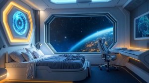 В будущие - Успокаивающие звуки космического дождя для сна, фоновая музыка космоса