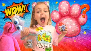 РАСПАКОВКА МЕГА КОРОБКИ с сюрпризами Лия Бум и ПАНИКА Пинки Бумс Огромная сквиш ТАБА ЛАПКА