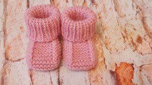 Бесшовные пинетки. Мастер класс