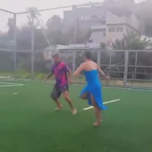 Вот это футболистка👍