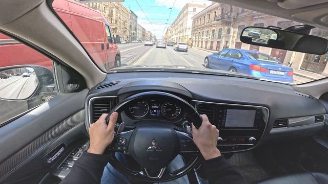 2021 Mitsubishi Outlander / Мицубиси Аутлендер 2.4 вариатор 167 л.с. | Тест драйв от первого лица