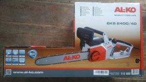 Обзор, распаковка и первый запуск цепной электропилы AL-KO EKS 2400/40