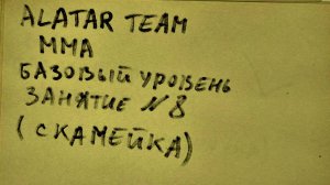 8 занятие по ММА (смешанные единоборства) Alatar team ᴸⁱᴹᵉ Денис Алаторцев