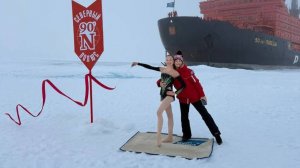 Российская гимнастка первой в мире выступила на Северном полюсе