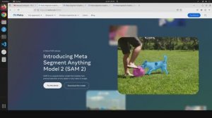 Модель сегментации SAM 2 для видео и изображений в Google Colab
