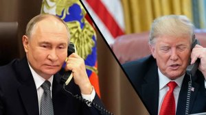 Трамп и Путин. Переговоры.