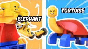 Минифигурки LEGO меняются телами с ЖИВОТНЫМИ!