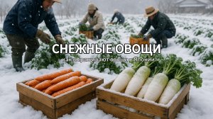 Как выращивают овощи под снегом: японские сельскохозяйственные технологии ❄️