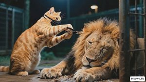 Котёнок-рыжик и его мама-кошка попали в западню цунами в Японии! Удастся ли им спастись? 😿🌊