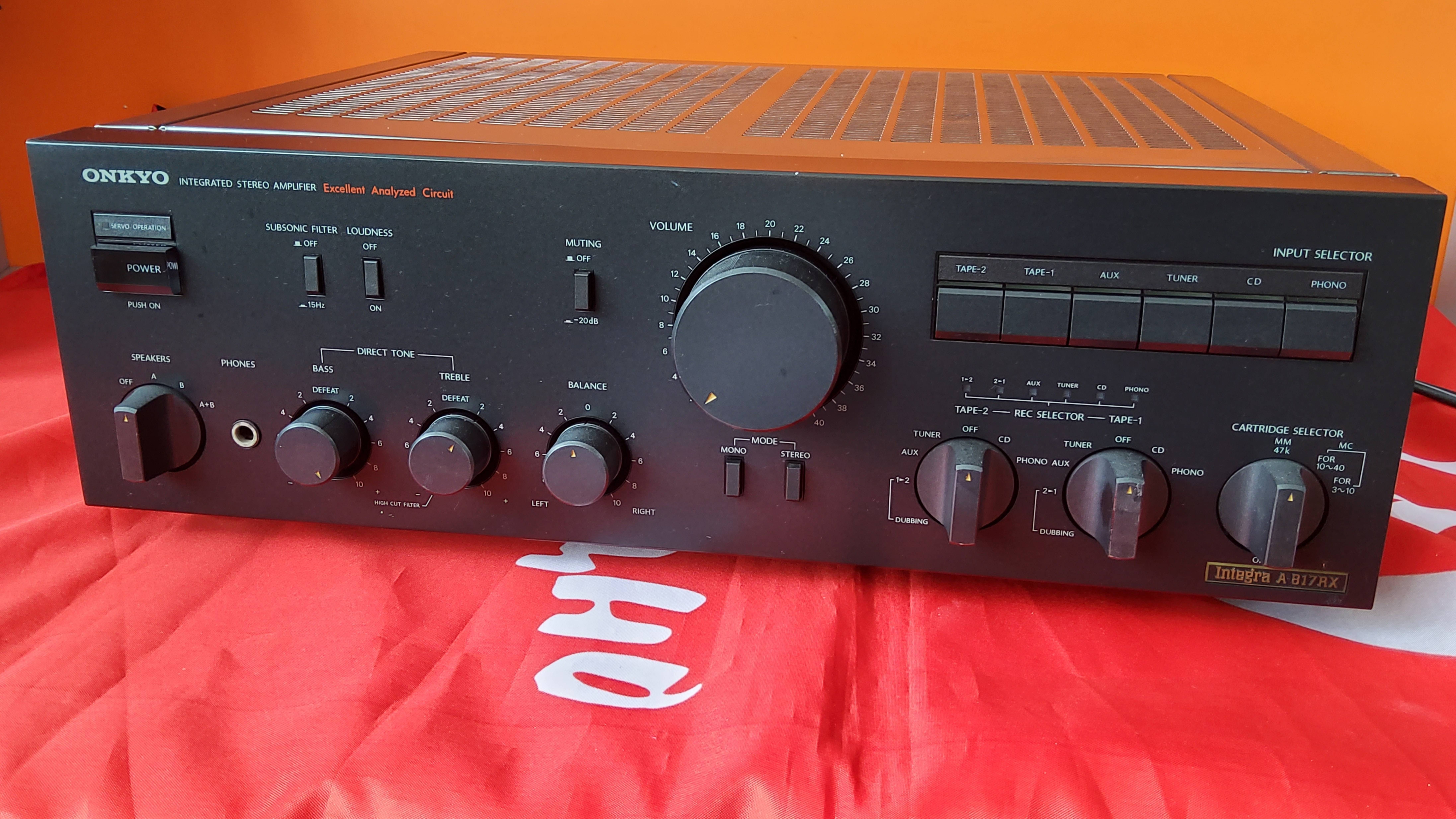 Onkyo integra A-817RX  обслуживание. смотреть онлайн