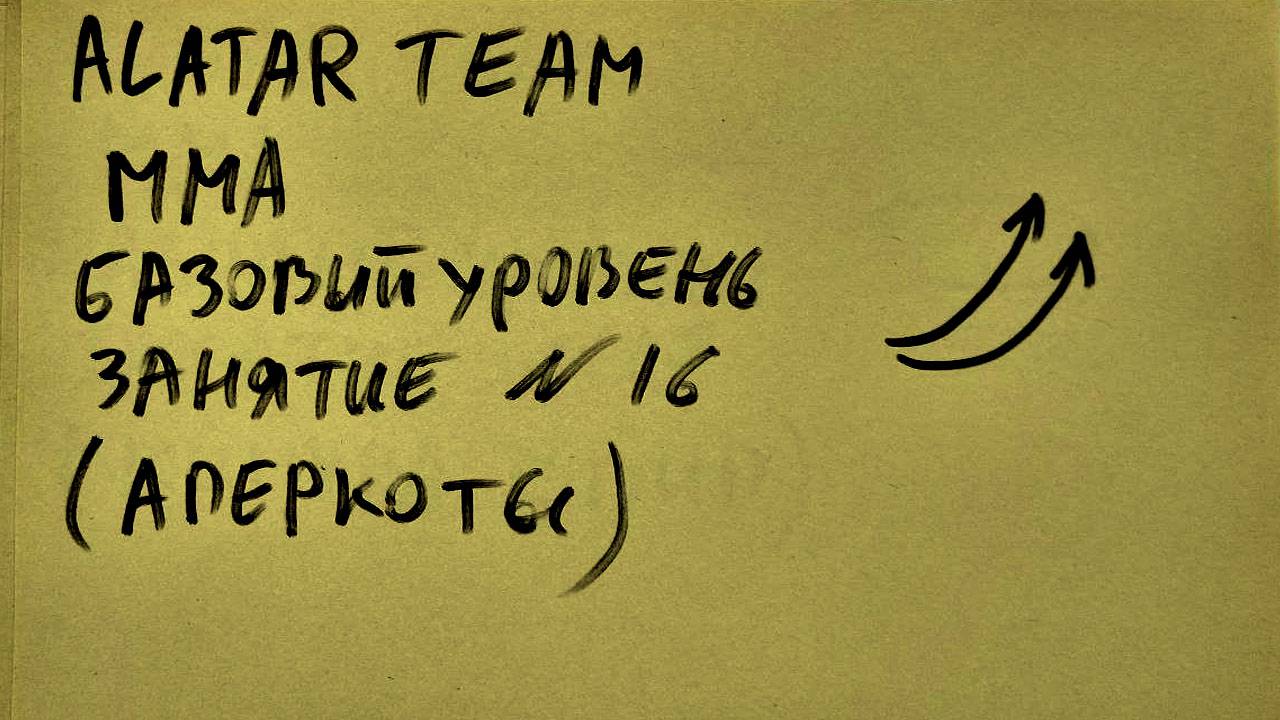 16 занятие по ММА (смешанные единоборства) Alatar team ᴸⁱᴹᵉ Денис Алаторцев смотреть онлайн
