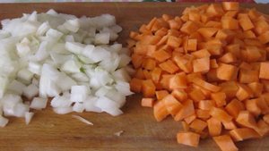 Чечевица с овощами