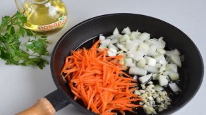 Чечевица с шампиньонами