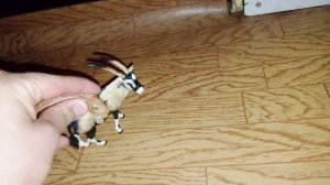 Африканский леопард пытается завалить сернобыка орикса. Очень интересный видос.