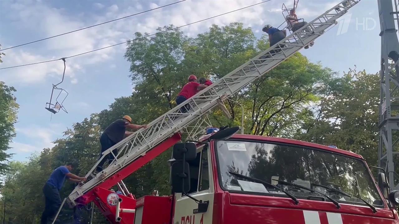 В Нальчике произошло ЧП на канатной дороге