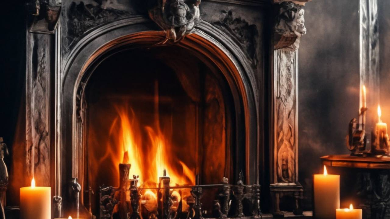 - - Р Е Л А К С - -    МУЗЫКАЛЬНЫЙ  КАМИН смотреть онлайн