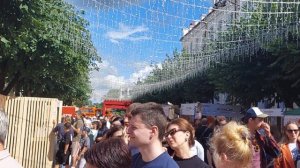 Фестиваль улчной еды в Смоленске. 2025. Дагестаская лавка. Чуду. Самая большая очередь.