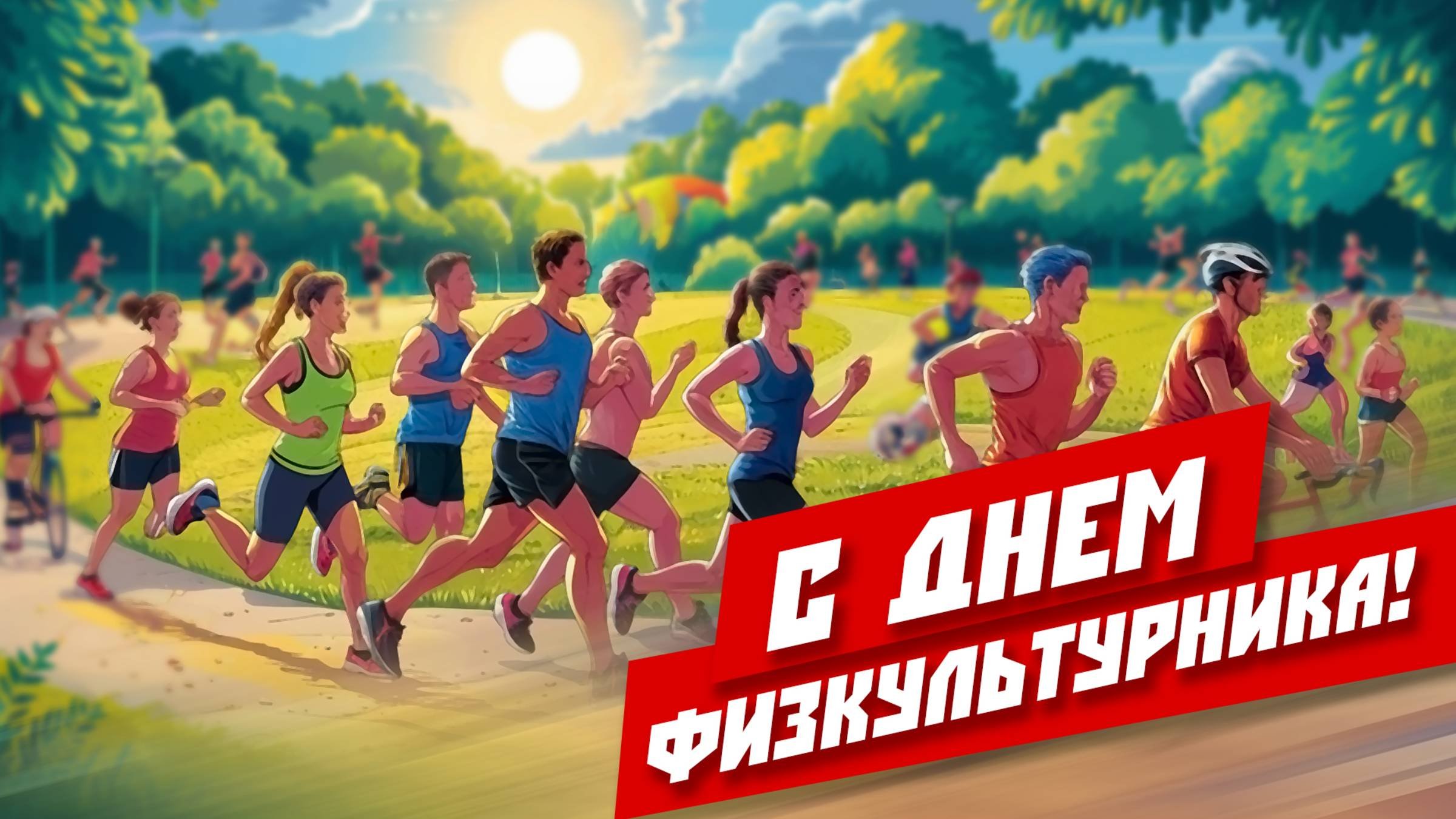 С днем физкультурника! Физкультура — основа здоровой и качественной жизни!
