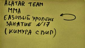 17 занятие по ММА (смешанные единоборства) Alatar team ᴸⁱᴹᵉ Денис Алаторцев