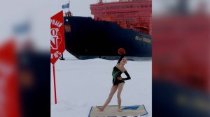Российская гимнастка установила рекорд, выступив на Северном полюсе