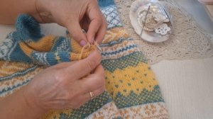 закрытие мышка носочки иглой