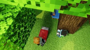 Мультики Для Детей) анимации Майкрафт So we Tried to Trap Herobrine...