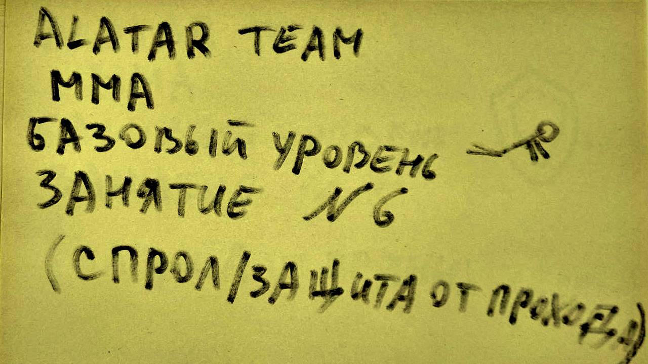 6 занятие по ММА (смешанные единоборства) Alatar team ᴸⁱᴹᵉ Денис Алаторцев смотреть онлайн