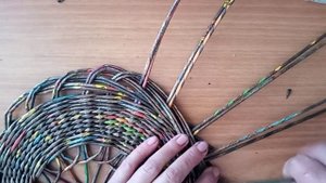 Салфетка -панно, этапы плетения