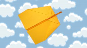 Как сделать быстрый бумажный самолетик