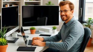 Работа за компьютером на дому