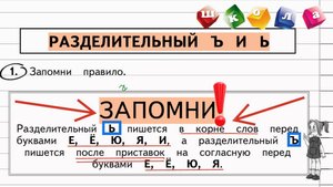 Разделительный ъ и ь