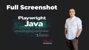 Playwright Скриншот ВСЕЙ страницы ОДНОЙ командой на Java? Да! (Хватит склеивать!)