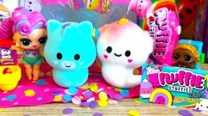 ЛОЛ РУСАЛКИ НАШЛИ НОВЫХ ДРУЗЕЙ ПУШИСТИКИ #Флаффи распаковка #FLUFFI STUFFIEZ СЮРПРИЗЫ мультики