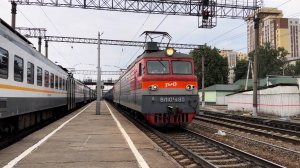 «Затягивается!» Электровоз ВЛ10У - 480 на ст.Рязань-I с грузовым поездом, июль 2025 года