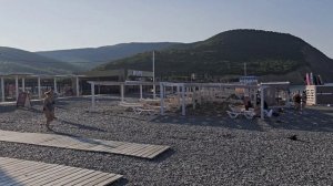 Пляж Сукко 9 августа 2025 года в 7:00. Автор Дмитрий Сорвенков.