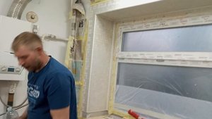 Сокрушительное ранчо!!! Затирка-замывка оконных откосов.