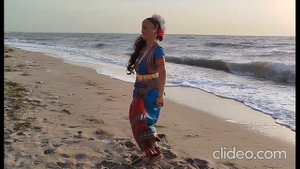 Indian Classical Dance\KUCHIPUDI\Sarasvati\Индийский танец на берегу моря