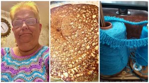 #1 - 09.08.25 - Кабачковые блинчики и Вязание // Примерка футболки Павлинье перо