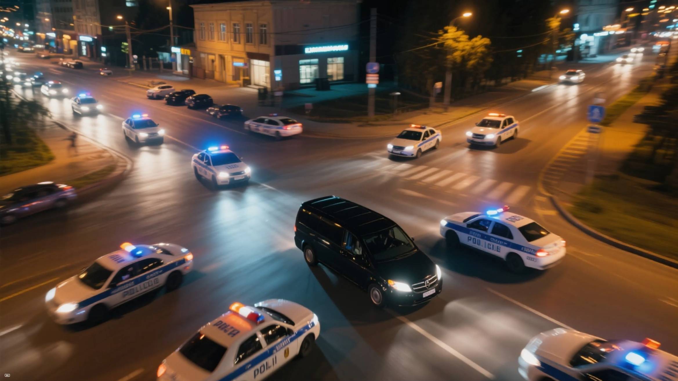 Часовая погоня в Димитровграде под крики лихача ﹤Русские не сдаются!﹥ смотреть онлайн