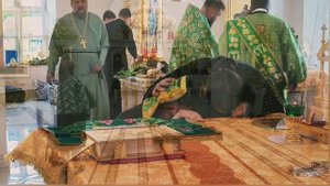 Епископ Усманский Евфимий в с. Крутченская Байгора
