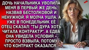 ТЫ ДУРА ХОТЬ ЧИТАЛА КОНТРАКТ. А ЕДВА ОНА УВИДЕЛА УСЛОВИЯ - ПРОСТО ВЗВЫЛА, ПОТОМУ