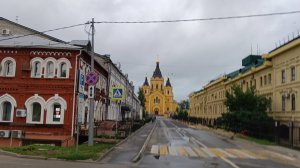 Нижний Новгород. Я вернулась. Утренняя прогулка по Стрелке. Храм Ал. Невского. Шуховские башни и др